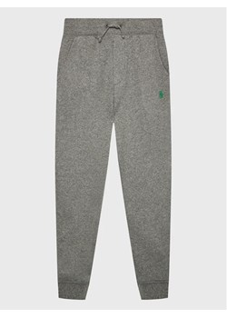 Polo Ralph Lauren Spodnie dresowe 323882873002 Szary Regular Fit ze sklepu MODIVO w kategorii Spodnie chłopięce - zdjęcie 168441331
