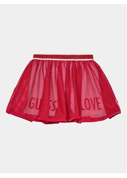 Guess Spódnica K4RD01 KACZ0 Czerwony Regular Fit ze sklepu MODIVO w kategorii Spódnice dziewczęce - zdjęcie 168442760