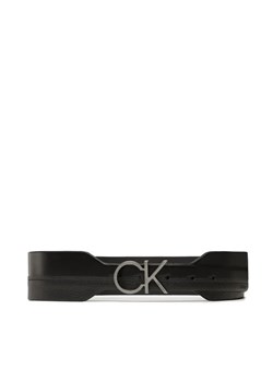 Calvin Klein Pasek Damski Re-Lock Mix Waist Belt 50Mm K60K610790 Czarny ze sklepu MODIVO w kategorii Paski damskie - zdjęcie 168442880