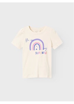 NAME IT T-Shirt 13219818 Écru Regular Fit ze sklepu MODIVO w kategorii Koszulki niemowlęce - zdjęcie 168443591