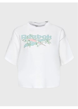 Reebok T-Shirt Quirky HD0945 Biały Relaxed Fit ze sklepu MODIVO w kategorii Bluzki damskie - zdjęcie 168444820