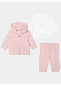 MICHAEL KORS KIDS Komplet dresowy R98129 Różowy Regular Fit ze sklepu MODIVO w kategorii Dresy dla niemowlaka - zdjęcie 168444833