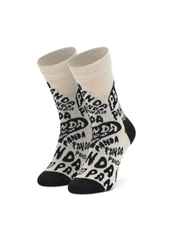 Happy Socks Skarpety Wysokie Dziecięce KPAN01-1900 Beżowy ze sklepu MODIVO w kategorii Skarpetki dziecięce - zdjęcie 168445501