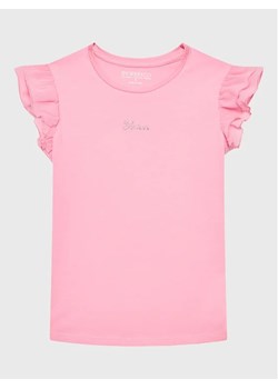 Guess Bluzka J3GP03 K6YW1 Różowy Regular Fit ze sklepu MODIVO w kategorii Bluzki dziewczęce - zdjęcie 168447920