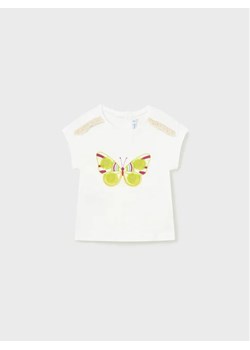 Mayoral T-Shirt 1008 Beżowy Regular Fit ze sklepu MODIVO w kategorii Koszulki niemowlęce - zdjęcie 168448663