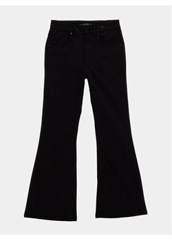 Guess Spodnie materiałowe J4RB01 WF7H0 Czarny Bootcut Fit ze sklepu MODIVO w kategorii Spodnie dziewczęce - zdjęcie 168450203