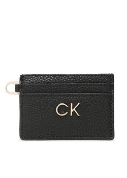 Calvin Klein Etui na karty kredytowe Re-Lock Cardholder K60K610671 Czarny ze sklepu MODIVO w kategorii Etui - zdjęcie 168450263