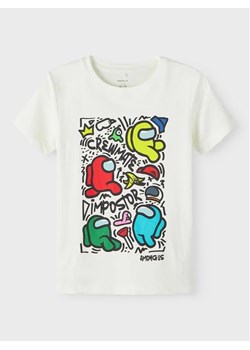NAME IT T-Shirt 13219911 Biały Regular Fit ze sklepu MODIVO w kategorii T-shirty chłopięce - zdjęcie 168452763