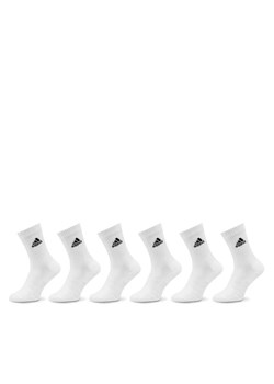 adidas Skarpety wysokie unisex Cushioned Sportswear Crew Socks 6 Pairs HT3453 Biały ze sklepu MODIVO w kategorii Skarpetki męskie - zdjęcie 168453320