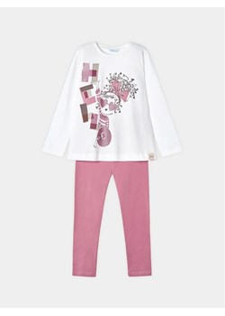 Mayoral Komplet bluzka i legginsy 4.792 Różowy Regular Fit ze sklepu MODIVO w kategorii Komplety dziewczęce - zdjęcie 168453700