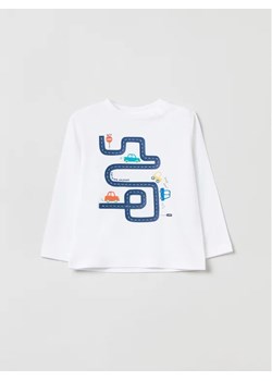 OVS Bluzka 1827299 Écru Regular Fit ze sklepu MODIVO w kategorii T-shirty chłopięce - zdjęcie 168454564