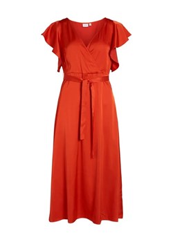 Vila Sukienka codzienna Carolina 14083043 Pomarańczowy Regular Fit ze sklepu MODIVO w kategorii Sukienki - zdjęcie 168454602