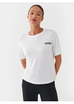 Hugo Koszulka piżamowa Unite 50490707 Biały Relaxed Fit ze sklepu MODIVO w kategorii Piżamy damskie - zdjęcie 168454812