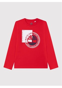 Timberland Bluzka T25T32 M Czerwony Regular Fit ze sklepu MODIVO w kategorii T-shirty chłopięce - zdjęcie 168454964
