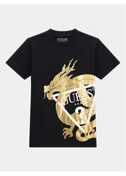 Guess T-Shirt L4RI16 K8HM4 Czarny Regular Fit ze sklepu MODIVO w kategorii T-shirty chłopięce - zdjęcie 168456064