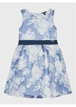 Guess Sukienka elegancka J3RK36 WF6S0 Niebieski Regular Fit ze sklepu MODIVO w kategorii Sukienki dziewczęce - zdjęcie 168457003