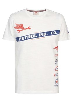 Petrol Industries T-Shirt M-1030-TSR626 Biały Regular Fit ze sklepu MODIVO w kategorii T-shirty męskie - zdjęcie 168457160