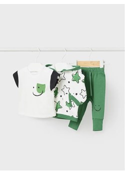 Mayoral Komplet t-shirt, bluza i spodnie 1892 Zielony Regular Fit ze sklepu MODIVO w kategorii Komplety niemowlęce - zdjęcie 168457610