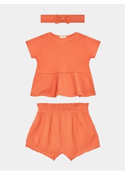 United Colors Of Benetton Komplet t-shirt i spodenki 34F2AK004 Pomarańczowy Regular Fit ze sklepu MODIVO w kategorii Komplety niemowlęce - zdjęcie 168458223