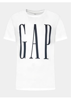 Gap T-Shirt 499950-03 Biały Regular Fit ze sklepu MODIVO w kategorii T-shirty męskie - zdjęcie 168459682