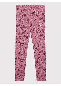 Hummel Legginsy SPACE JAM Onze 215875 Różowy Slim Fit ze sklepu MODIVO w kategorii Spodnie dziewczęce - zdjęcie 168460181