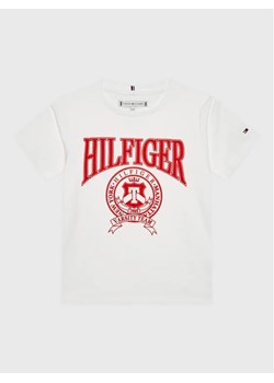 Tommy Hilfiger T-Shirt KG0KG07081 D Biały Regular Fit ze sklepu MODIVO w kategorii T-shirty chłopięce - zdjęcie 168460954