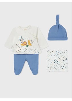 Mayoral Komplet bluzka i spodnie 9209 Niebieski Regular Fit ze sklepu MODIVO w kategorii Komplety niemowlęce - zdjęcie 168462940