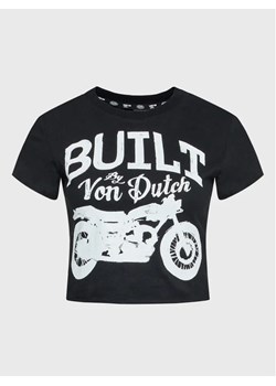 Von Dutch T-Shirt Amanda 6 230 056 Czarny Regular Fit ze sklepu MODIVO w kategorii Bluzki damskie - zdjęcie 168464200