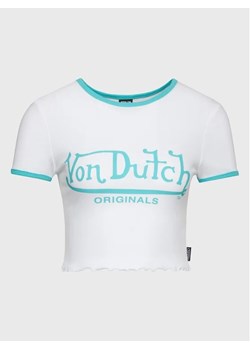 Von Dutch T-Shirt Ami 6230070 Biały Regular Fit ze sklepu MODIVO w kategorii Bluzki damskie - zdjęcie 168464302