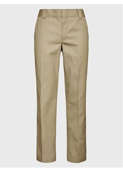 Dickies Spodnie materiałowe Work DK0A4XK9KHK Beżowy Slim Fit ze sklepu MODIVO w kategorii Spodnie męskie - zdjęcie 168465243