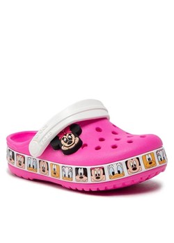 Crocs Klapki Fl Minnie Mouse Band 207720 Różowy ze sklepu MODIVO w kategorii Klapki dziecięce - zdjęcie 168465683