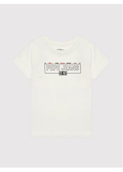 Pepe Jeans T-Shirt Castiel PB503363 Biały Regular Fit ze sklepu MODIVO w kategorii T-shirty chłopięce - zdjęcie 168466804