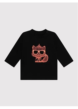 Karl Lagerfeld Kids Komplet bluzka i spodnie Z98119 M Czarny Regular Fit ze sklepu MODIVO w kategorii T-shirty chłopięce - zdjęcie 168467251
