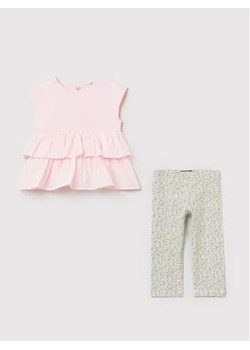 OVS Komplet bluzka i legginsy 1489187 Różowy Regular Fit ze sklepu MODIVO w kategorii Komplety dziewczęce - zdjęcie 168468021