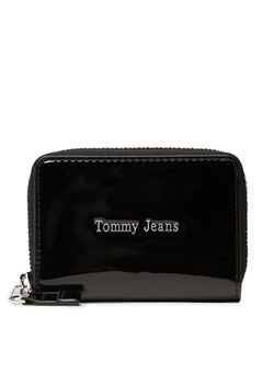Tommy Jeans Mały Portfel Damski Tjw Must Small Za Patent AW0AW14974 Czarny ze sklepu MODIVO w kategorii Portfele damskie - zdjęcie 168468713