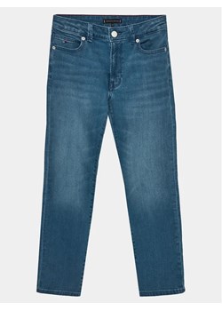 Tommy Hilfiger Jeansy Modern KB0KB08686 D Niebieski Straight Fit ze sklepu MODIVO w kategorii Spodnie chłopięce - zdjęcie 168469651