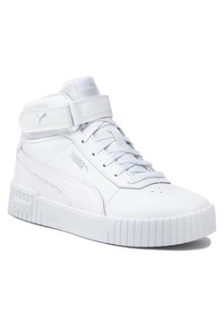 Puma Sneakersy Carina 2.0 Mid Jr 387376 02 Biały ze sklepu MODIVO w kategorii Trampki damskie - zdjęcie 168469910