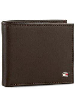 Tommy Hilfiger Duży Portfel Męski Eton Mini Cc Wallet AM0AM00655 Brązowy ze sklepu MODIVO w kategorii Portfele męskie - zdjęcie 168471554