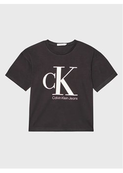 Calvin Klein Jeans T-Shirt Reveal Monogram IG0IG01939 Czarny Regular Fit ze sklepu MODIVO w kategorii T-shirty chłopięce - zdjęcie 168475834