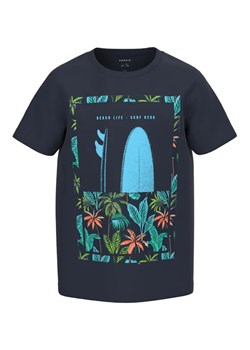 NAME IT T-Shirt 13213976 Granatowy Regular Fit ze sklepu MODIVO w kategorii T-shirty chłopięce - zdjęcie 168476533