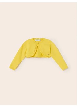 Mayoral Bolerko 306 Żółty Regular Fit ze sklepu MODIVO w kategorii Bluzy i swetry - zdjęcie 168476591