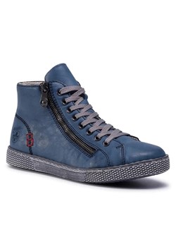 Rieker Sneakersy Z1221-14 Niebieski ze sklepu MODIVO w kategorii Półbuty damskie - zdjęcie 168477371