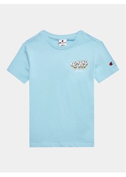 Champion T-Shirt 306374 Niebieski Regular Fit ze sklepu MODIVO w kategorii T-shirty chłopięce - zdjęcie 168478353