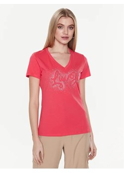 Liu Jo T-Shirt WA3278 JS923 Różowy Regular Fit ze sklepu MODIVO w kategorii Bluzki damskie - zdjęcie 168479122
