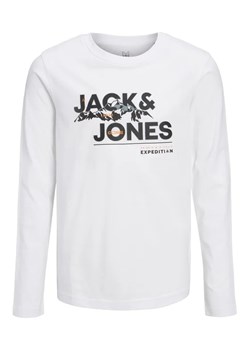 Jack&Jones Junior Bluzka Hunter 12221208 Biały Regular Fit ze sklepu MODIVO w kategorii T-shirty chłopięce - zdjęcie 168479863