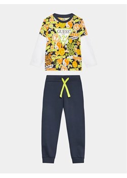 Guess Komplet bluzka i spodnie N3YG01 K8HM3 Kolorowy Regular Fit ze sklepu MODIVO w kategorii Komplety chłopięce - zdjęcie 168480480