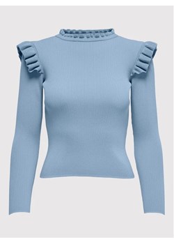 ONLY Sweter Sia 15262455 Niebieski Slim Fit ze sklepu MODIVO w kategorii Swetry damskie - zdjęcie 168481470