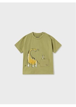 Mayoral T-Shirt 1027 Zielony Regular Fit ze sklepu MODIVO w kategorii Koszulki niemowlęce - zdjęcie 168482142