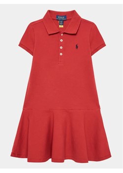 Polo Ralph Lauren Sukienka codzienna 311698754074 Czerwony Regular Fit ze sklepu MODIVO w kategorii Sukienki dziewczęce - zdjęcie 168483011