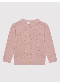 NAME IT Kardigan 13200019 Różowy Regular Fit ze sklepu MODIVO w kategorii Bluzy i swetry - zdjęcie 168484720